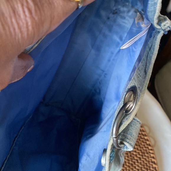 🌻SALE🌻VINTAGE , RARE Disney Denim Tote - Picture 12 of 13